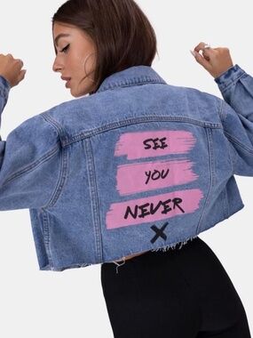 See You Never Denim Jacket